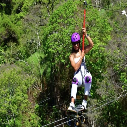 Roatán Skatebording Zipline, West Bay Beach And Private Driver
